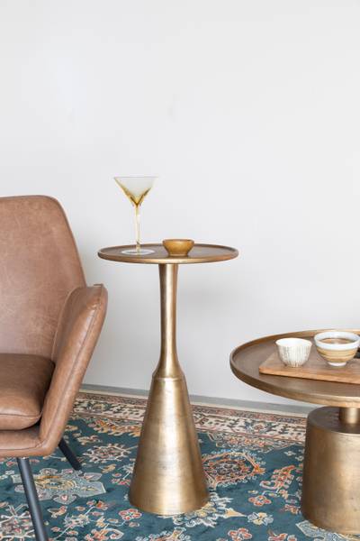 Couchtisch MASON Gold - Metall - 60 x 40 x 60 cm