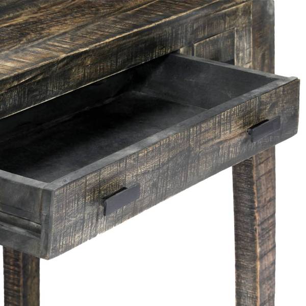 Schreibtisch 247913 Schwarz - Mango - 110 x 75 x 110 cm
