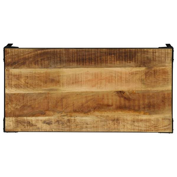 Couchtisch D248 Braun - Massivholz - 55 x 35 x 110 cm