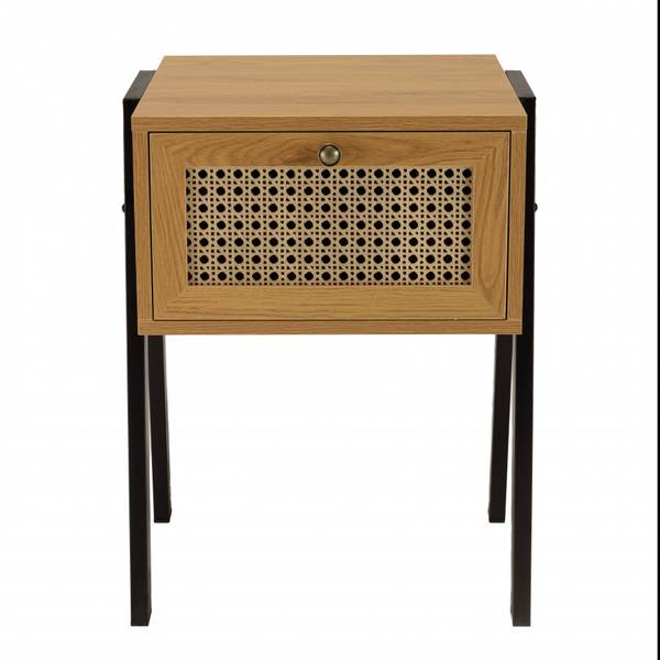 Nachttisch CHARLIE Braun - Holzwerkstoff - 40 x 58 x 44 cm