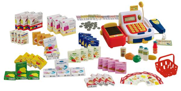 Accessoires de magasin avec caisse Matière plastique - 19 x 19 x 33 cm