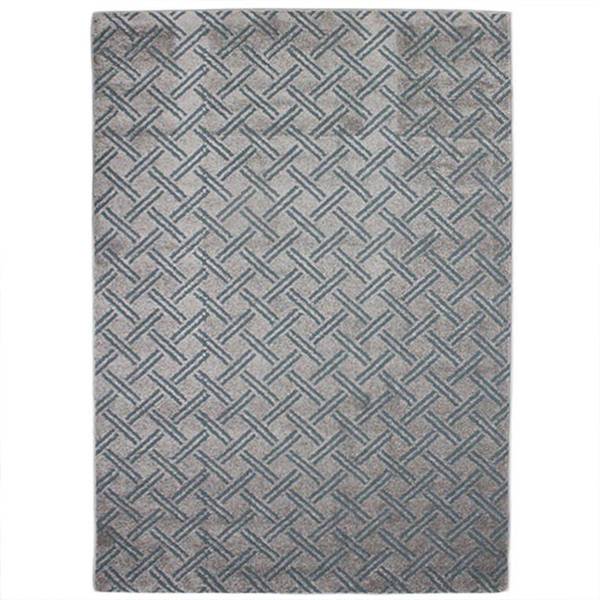 Tapis STRUCTURA Gris - Textile - 133 x 190 x 190 cm