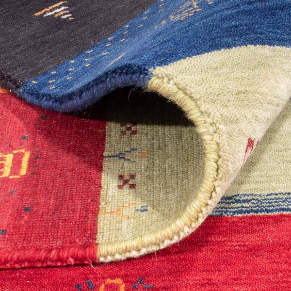 Handgewebt Wollteppich Rot - Wolle - 170 x 2 x 242 cm