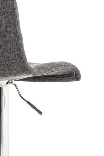 Barhocker Hoover Hellgrau - Silber