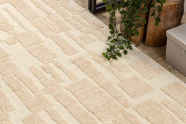 Tapijt P21518 beige - wol - 240 x 1 x 340 cm