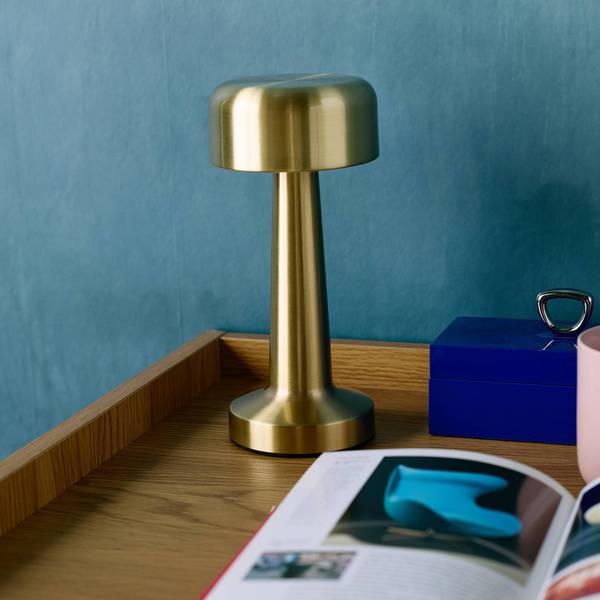 Tischlampe David Gold - Metall - 9 x 23 x 9 cm
