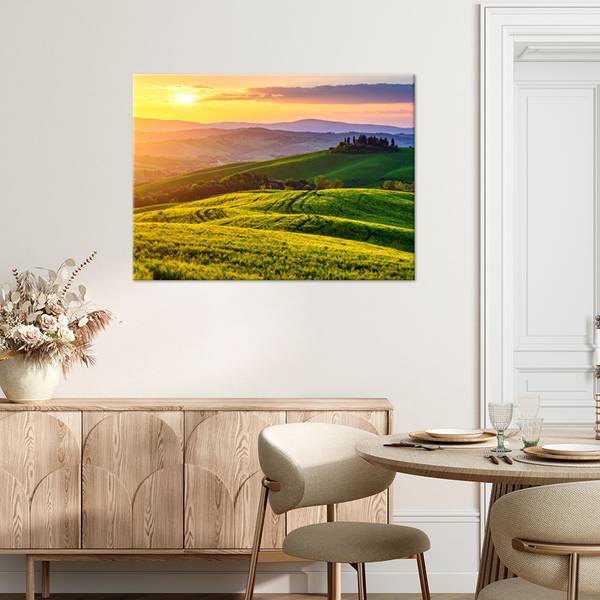 Canvas schilderij Natuur 100 x 70 cm