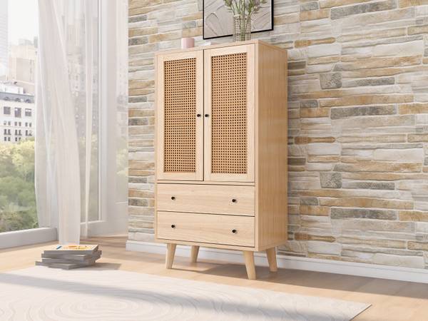 Highboard O3139 Braun - Holzwerkstoff - 60 x 120 x 40 cm