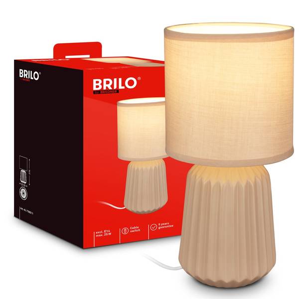 Tischlampe Dora 7700011 Beige