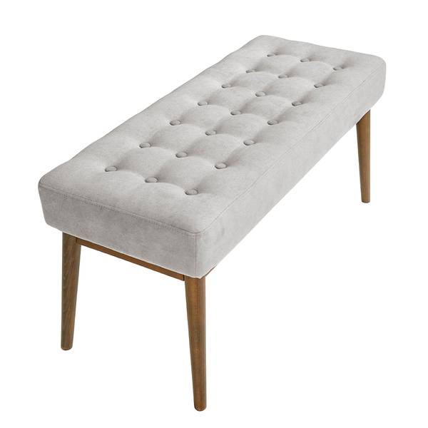 Bank 5107 Grau - Flachgewebe - Polyester - Webstoff - 100 x 45 x 40 cm