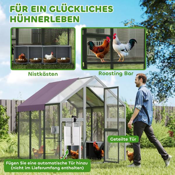 Freilaufgehege D51-460V00VT 465 x 463 x 427 cm
