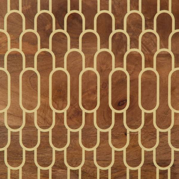 Couchtisch XT9039 Braun - Holzwerkstoff - 50 x 40 x 80 cm