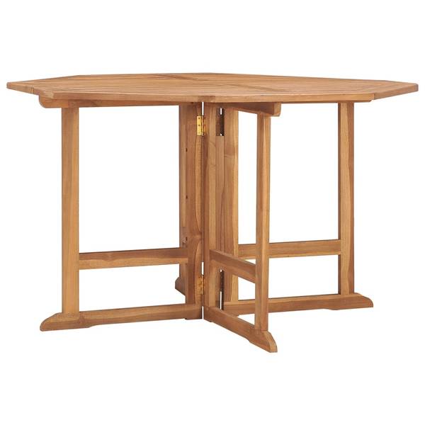 Tuintafel 3015079 bruin - teakhout - 110 x 75 x 110 cm