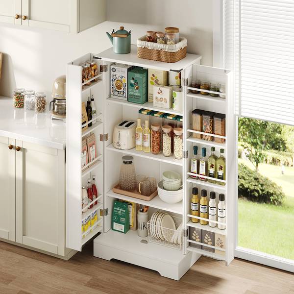 LED Küchenschrank Neptunus Ⅲ Schwarz - Weiß - Eisen - 35 x 129 x 60 cm