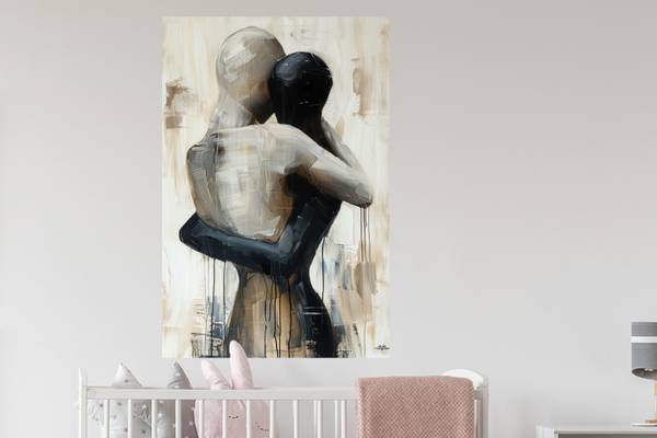 WANDTATTOO Liebe 80 x 120 cm - Durchmesser: 128 cm