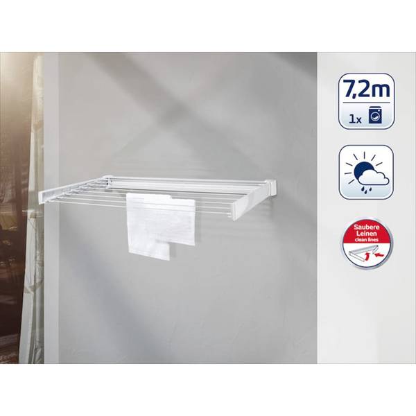 Wäscheständer 415753 Weiß - Kunststoff - 103 x 1 x 53 cm