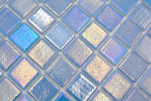 Mosaikfliesen 220-P55381 Blau - Glas - 32 x 32 x 32 cm
