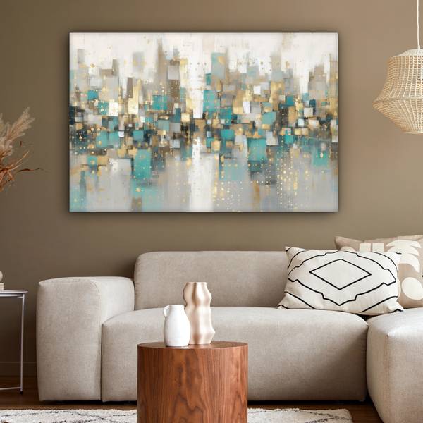 LEINWANDBILD Mosaik 120 x 80 cm