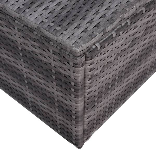 Garten-Lounge-Set 3059494 8-teilig Grau - Polyrattan - 68 x 63 x 72 cm