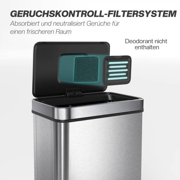 Sensor-Mülleimer 851-072V01SR Fassungsvermögen: 60 L