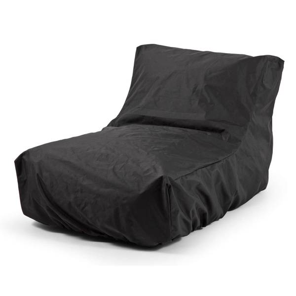 Schutzhülle Sitzsack Der Sundowner Schwarz - Textil - 60 x 65 x 65 cm