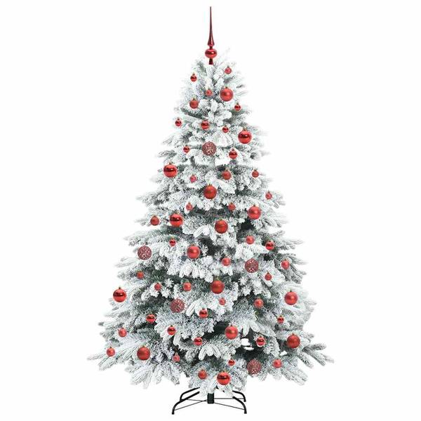 Künstlicher Weihnachtsbaum 3700000069-6 Grün - Rot - Weiß