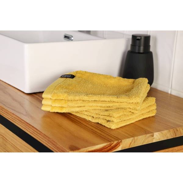 Waschhandschuh SENSE-6 Spar-Set 6teilig Gelb
