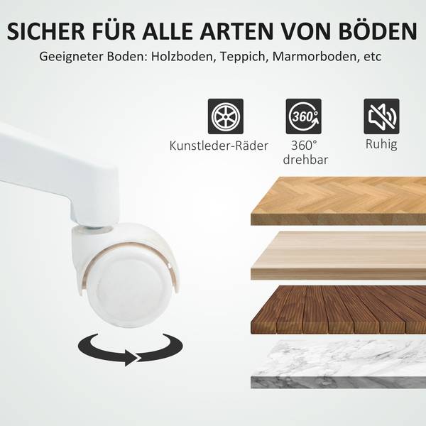 Bürostuhl 921-769V00GY Grau - Textil - 58 x 121 x 62 cm