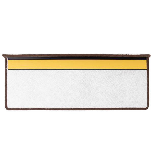 Hochflor Stufenmatte Bali Braun - Polypropylen - 24 x 1 x 65 cm