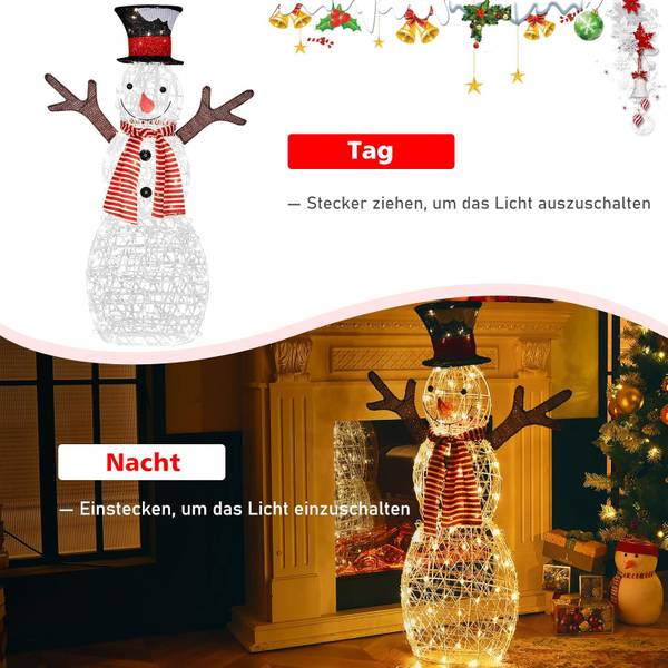 Schneemann QG32239PQDE Weiß - Metall - 14 x 110 x 66 cm