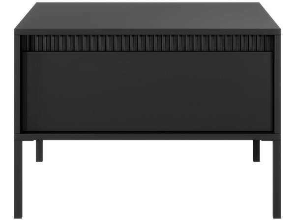 Couchtisch SORANO Schwarz - Stahl - ABS - 68 x 48 x 68 cm
