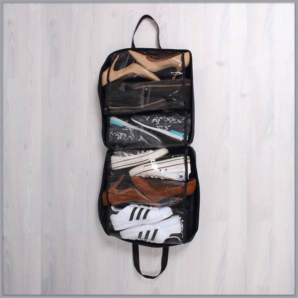 Aufbewahrungstasche 21236 Schwarz - Webstoff - 34 x 15 x 37 cm