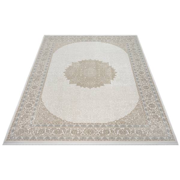 Kurzflor Tapijt Fine B beige - polyester - 120 x 170 cm