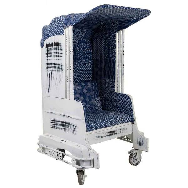 Sessel 4523244900 Weiß - Metall - 90 x 160 x 90 cm