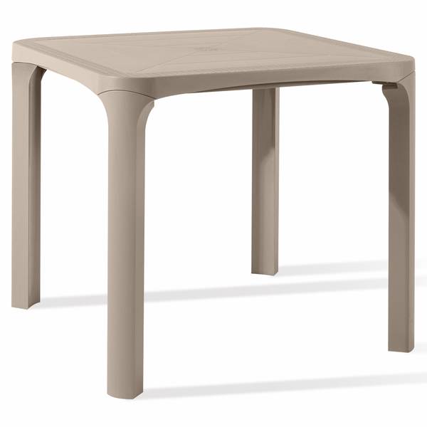 Tuintafel LEOPSI beige - Breedte: 80 cm