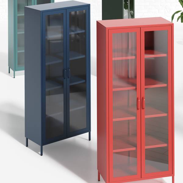 Vitrinenschrank Angelo Blau