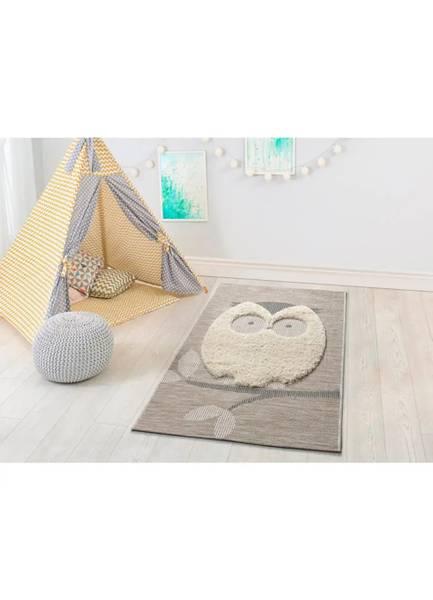 Kindervloerkleed CHINKY beige - polypropeen - 115 x 4 x 170 cm