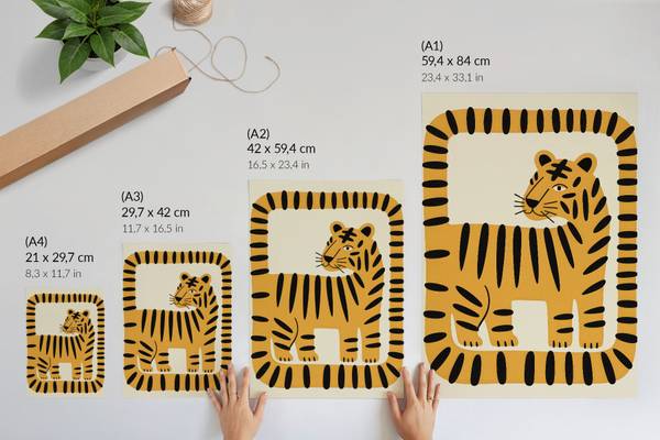 Poster TIGRIS 29 x 42 cm
