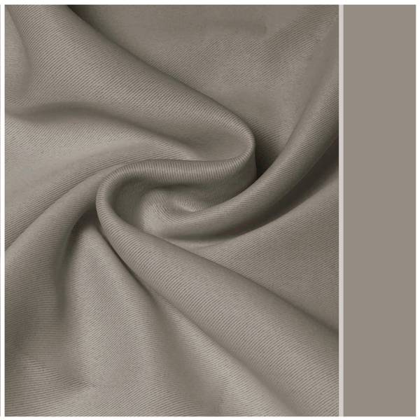 Blickdichte Gardine Grau - Polyester - 140 x 270 x 140 cm