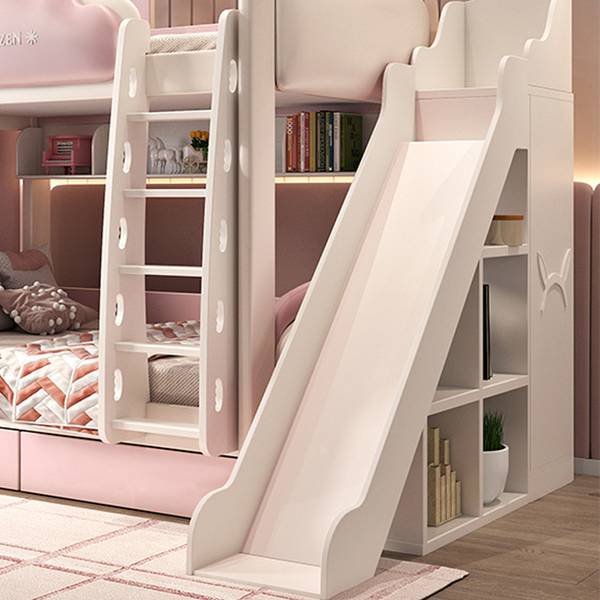 Etagenbett HTFC Pink - Holzwerkstoff - 136 x 240 x 201 cm