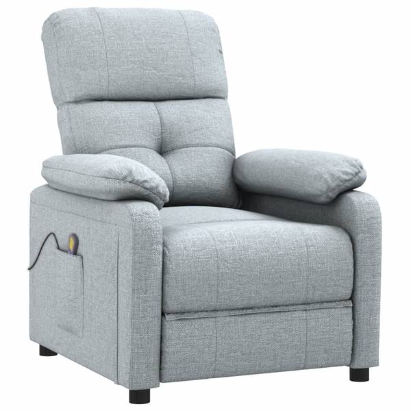 Massagestoel 3038446 grijs - polyester - 73 x 100 x 90 cm