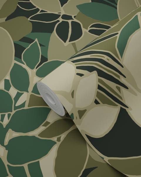Tapete 139851 Grün - Fleece - 50 x 900 x 50 cm