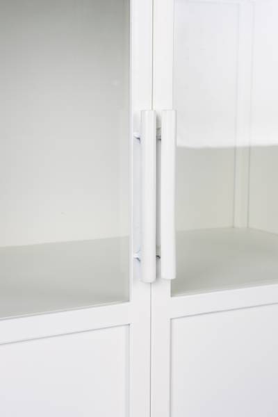 Wandschrank MIYA Weiß - Metall - 35 x 150 x 68 cm