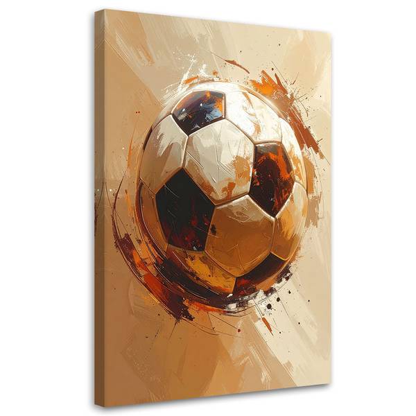 Wandbild Fußball 30 x 45 cm