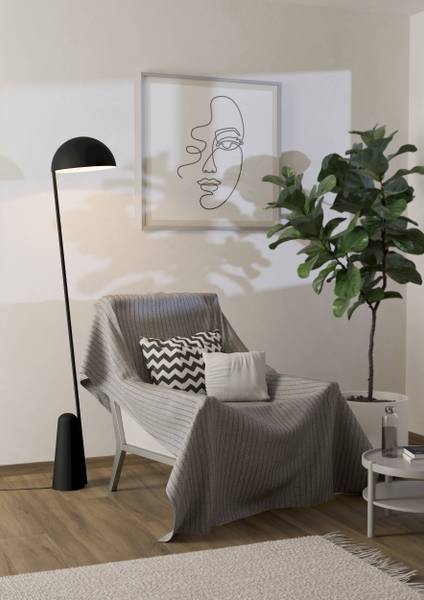 Lampes sur pied ARANZOLA Acier - 1 ampoule