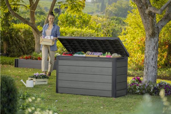 Aufbewahrungsbox Cortina Grau - Polypropylen - 73 x 90 x 152 cm
