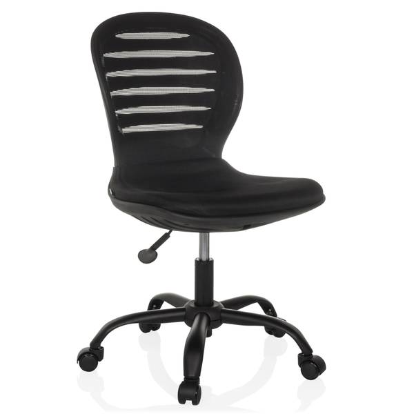 Bürostuhl CASLA Schwarz - Polyester - 53 x 93 x 58 cm