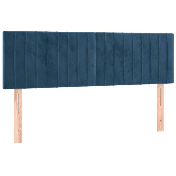 Boxspringbett 3017268-14 Blau - Dunkelblau - 144 x 193 cm