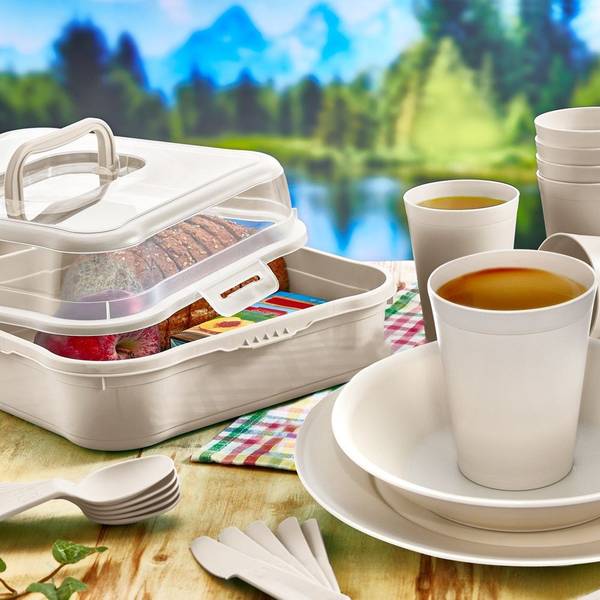 Camping Geschirr 13-tlg. Set 128371 kaufen