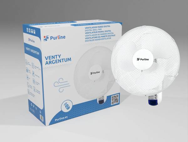 Ventilator VENTY ARGENTUM Weiß - Kunststoff - 43 x 47 x 35 cm